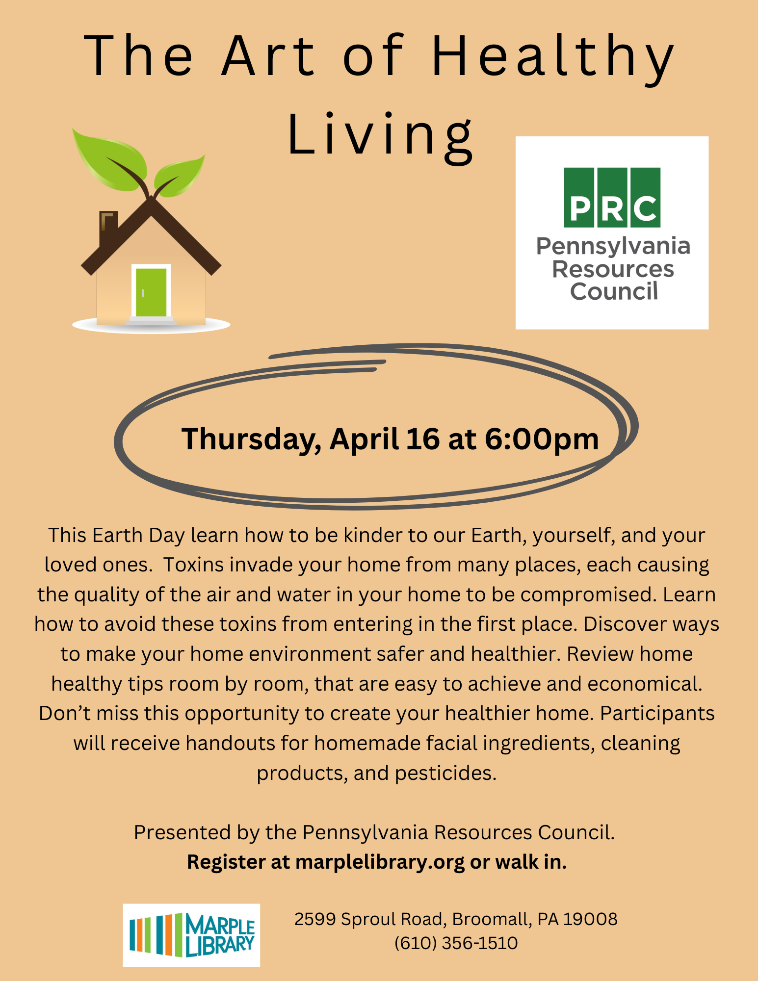 Flyer promoting Tea at Ten book share event featuring a cozy picture of a mug, a blanket, and a book.